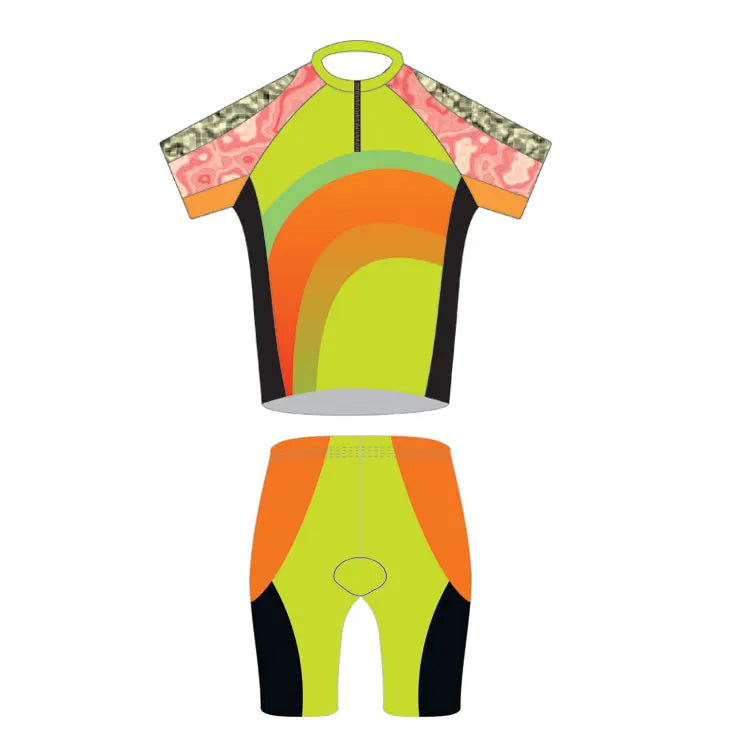 Men Women Custom Lightweight Windproof Half Sleeve Cycling Jersey, UV Protection Stretch Fabric