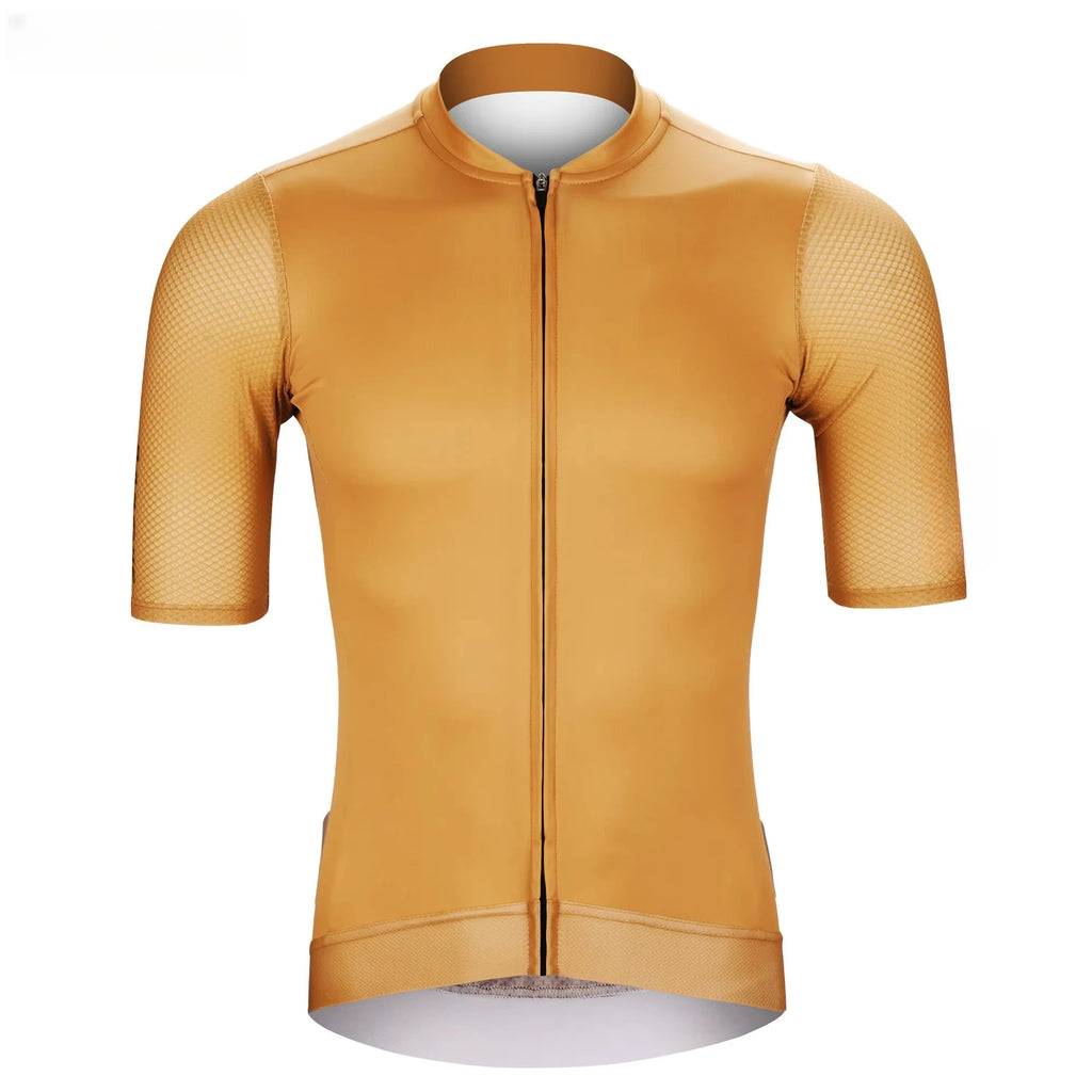Custom LOGO OEM & ODM Cycling Bike Jersey Breathable Team Design Cycling Wear Set Men's Slim Fit Custom Cycling Jersey Top